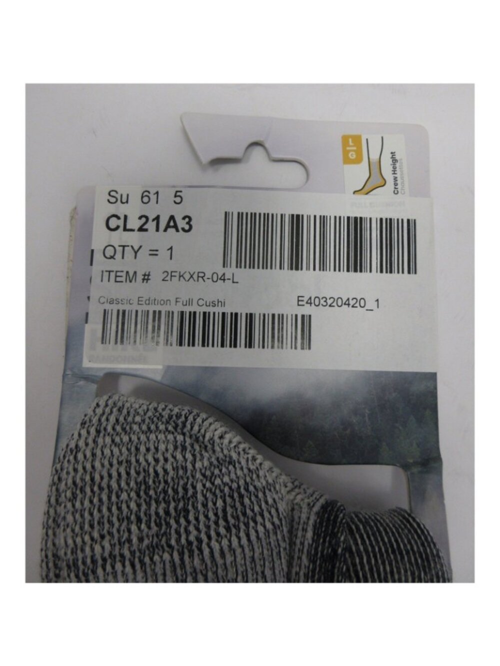 Smartwool Socks Large Wool Blend Edition Full Cushion Hike Crew NEW - Picture 5 of 7